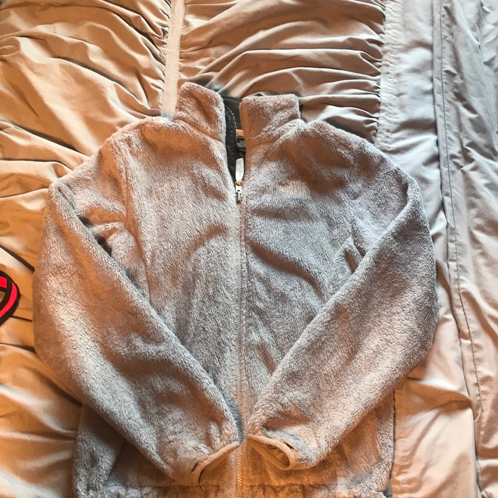 REPOSH Gray Grey North face Jacket Coat Zip Up
